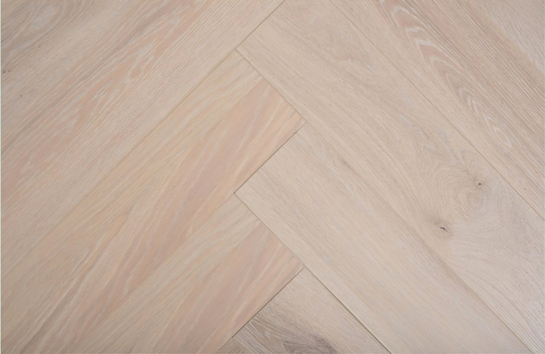 Arbor 3D Herringbone LVT Flooring - Blushed Oak