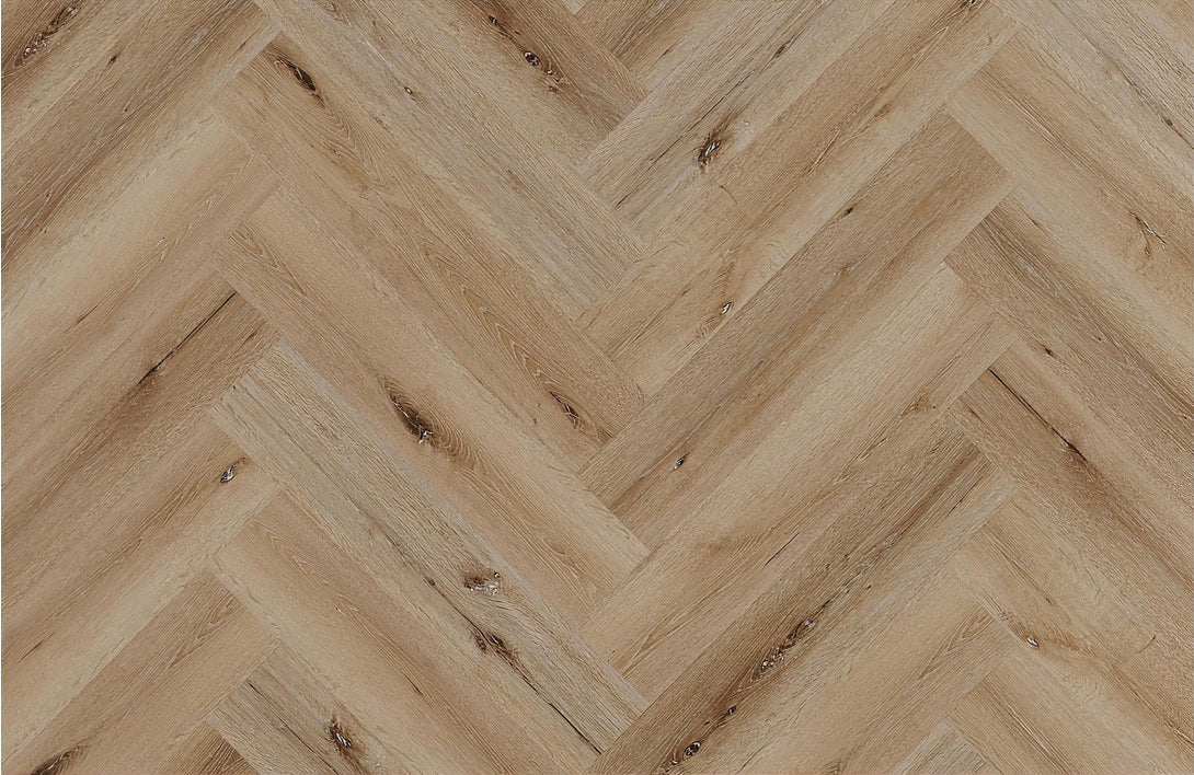 Arbor Herringbone LVT Flooring - Traditional Oak