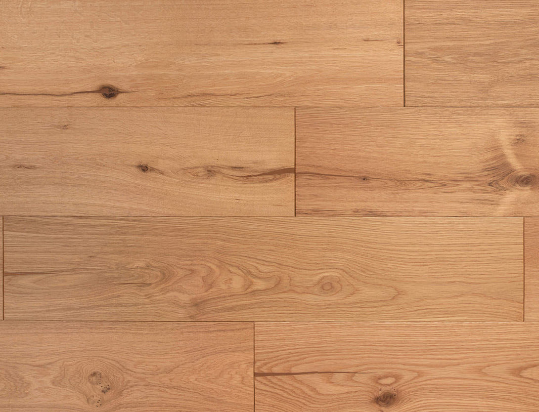 Belvedere Deluxe Straight Plank Engineered Wood Flooring - Finegrain Oak