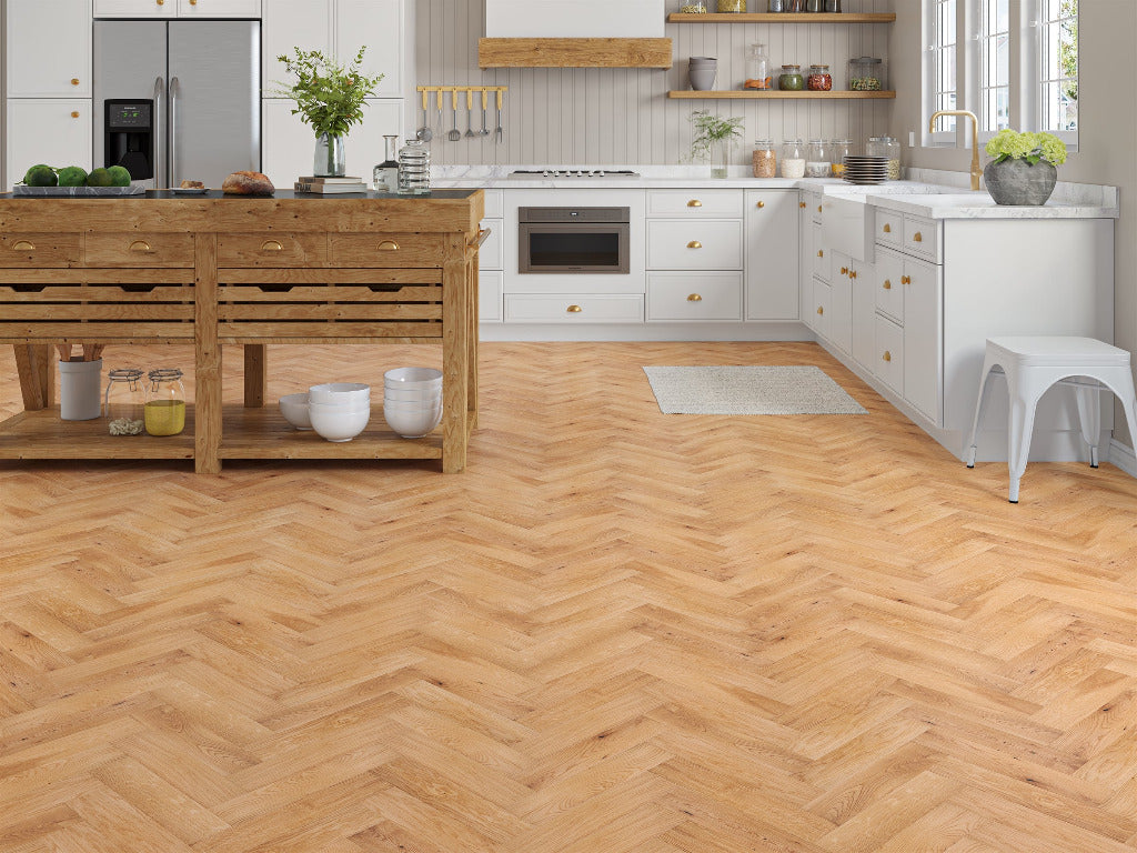 Belvedere Deluxe Parquet Engineered Wood Flooring - Naples Oak