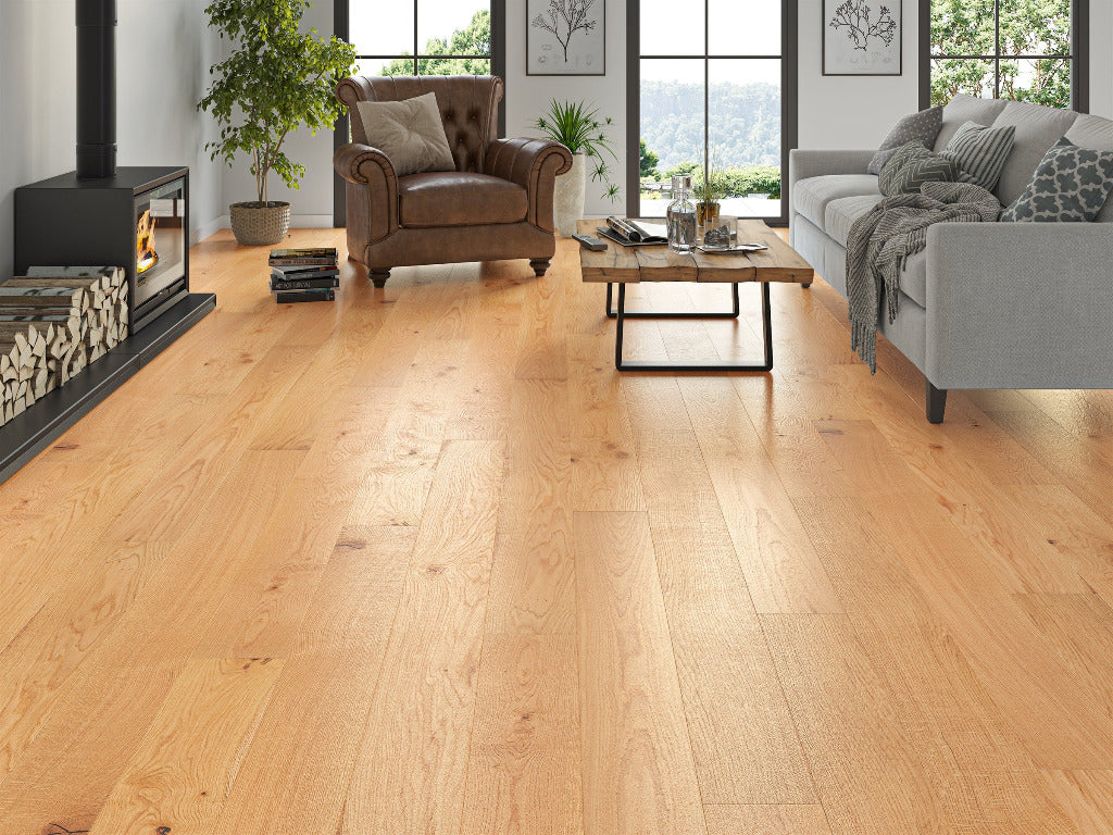 Belvedere Deluxe Engineered Wood Flooring - Sienna Oak