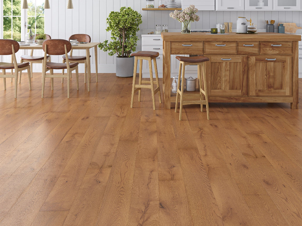 Belvedere Deluxe Engineered Wood Flooring - Spiced Oak