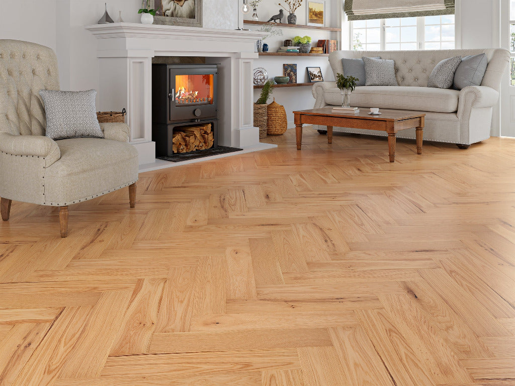 Belvedere Parquet Engineered Wood Flooring - Blonde Oak