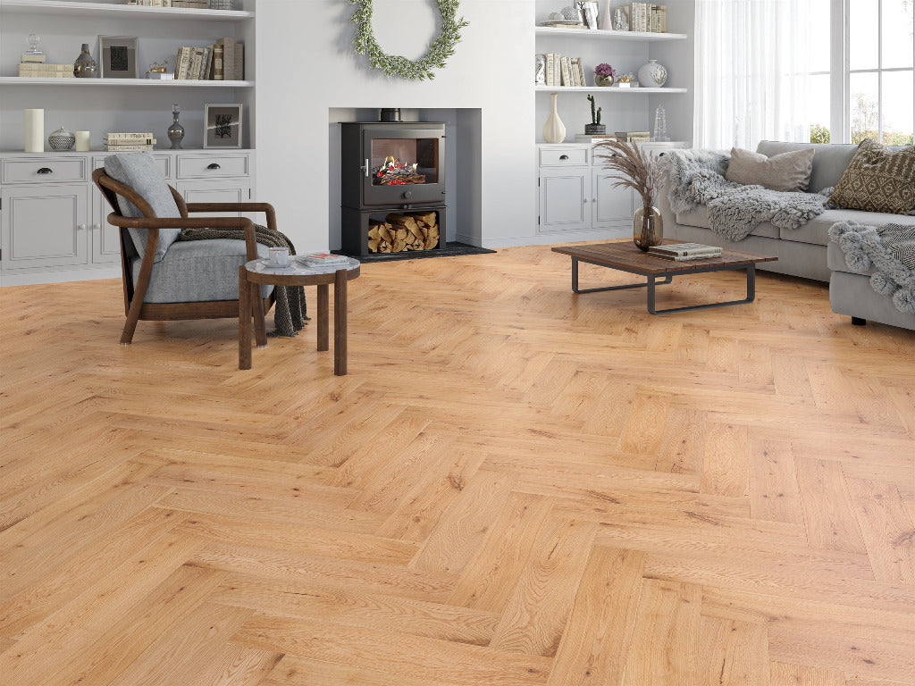 Belvedere Parquet Engineered Wood Flooring - Spring Oak