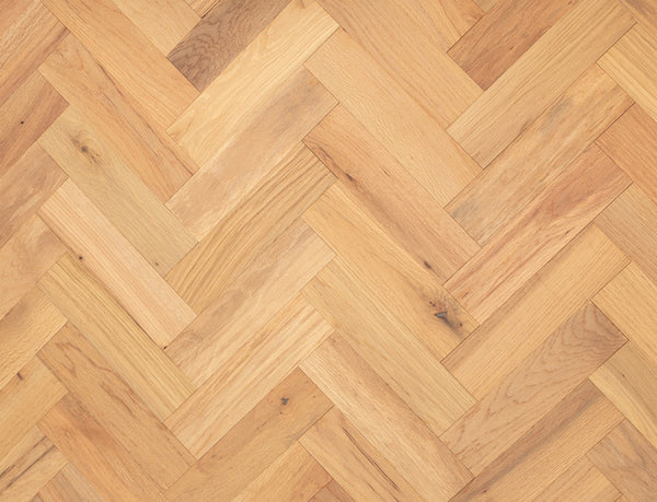 Belvedere Herringbone Engineered Wood Flooring - Amber Oak