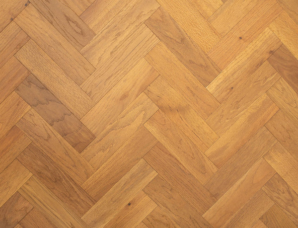 Belvedere Herringbone Engineered Wood Flooring - Harvest Oak