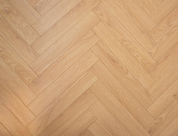 Pavilion Herringbone Laminate Flooring - Golden Blonde Oak