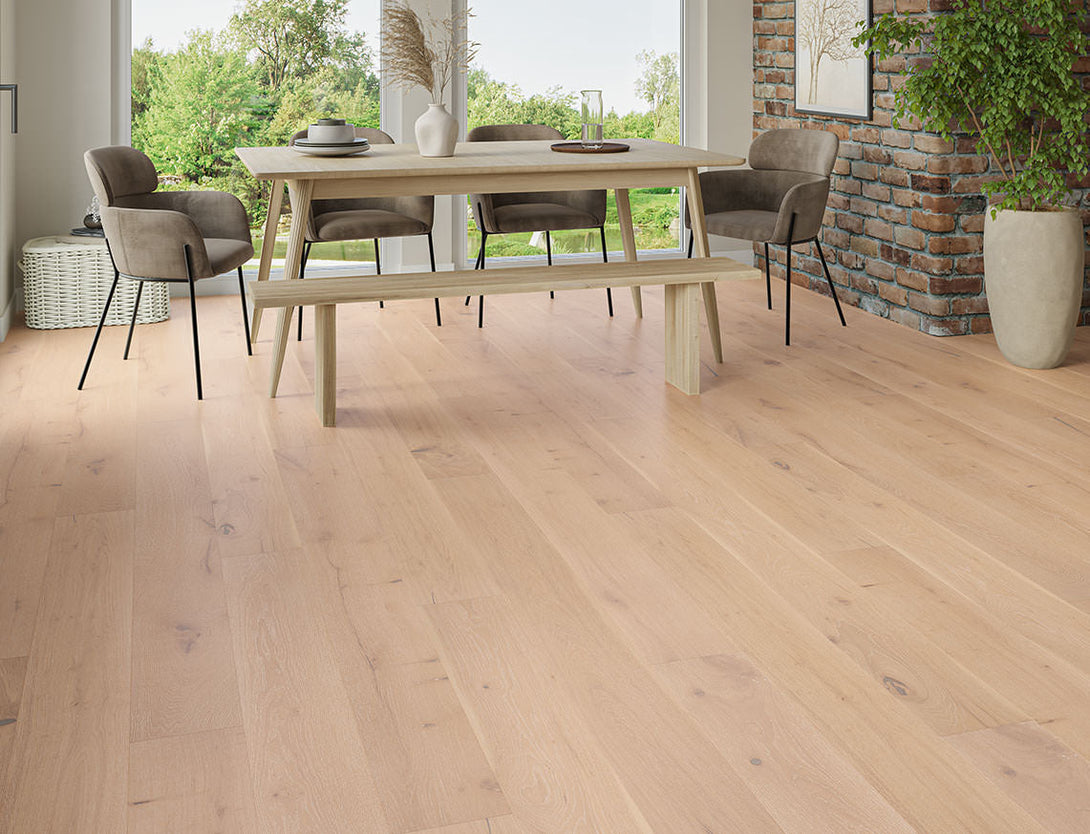 Belvedere Deluxe Straight Plank Engineered Wood Flooring - Chase Oak