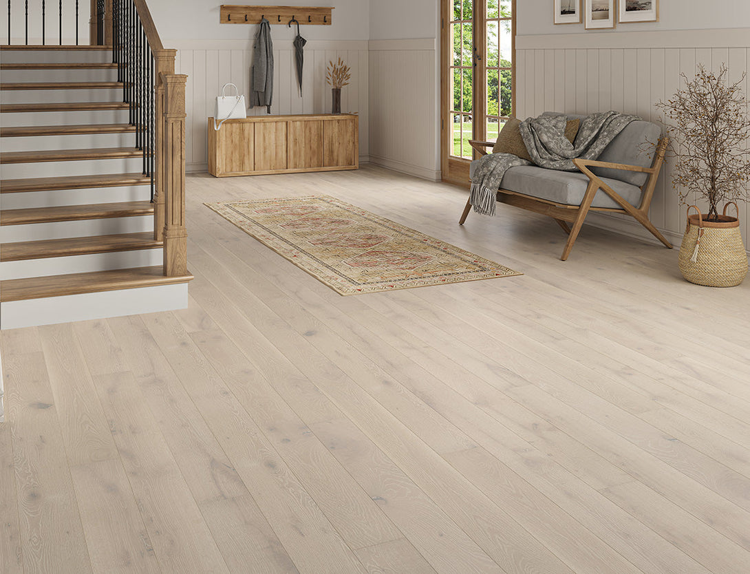 Belvedere Straight Plank Engineered Wood Flooring - Broad-field Oak