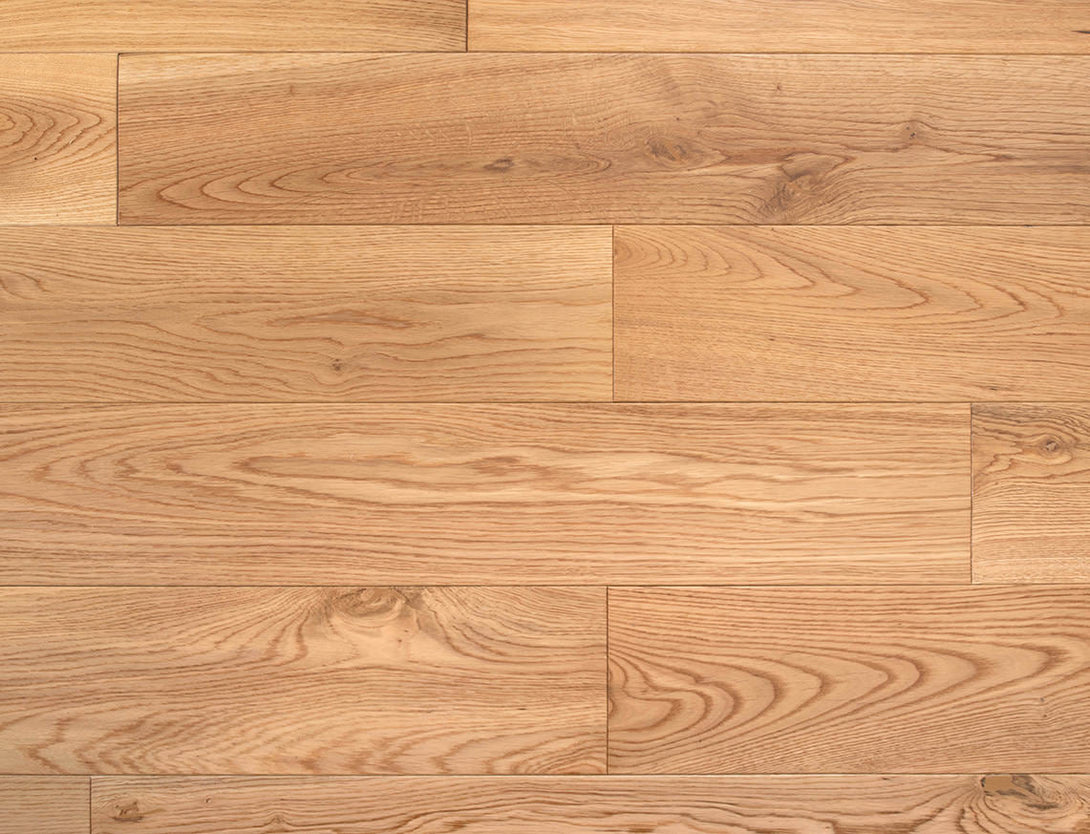 Belvedere Straight Plank Engineered Wood Flooring - Pure Oak