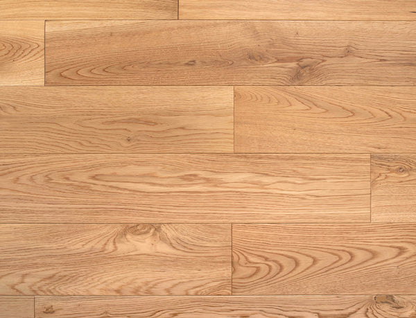 Belvedere Straight Plank Engineered Wood Flooring - Pure Oak
