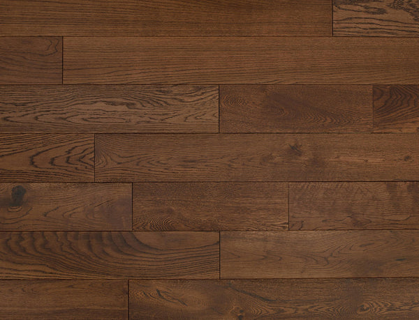 Belvedere Straight Plank Engineered Wood Flooring - Mocha Oak
