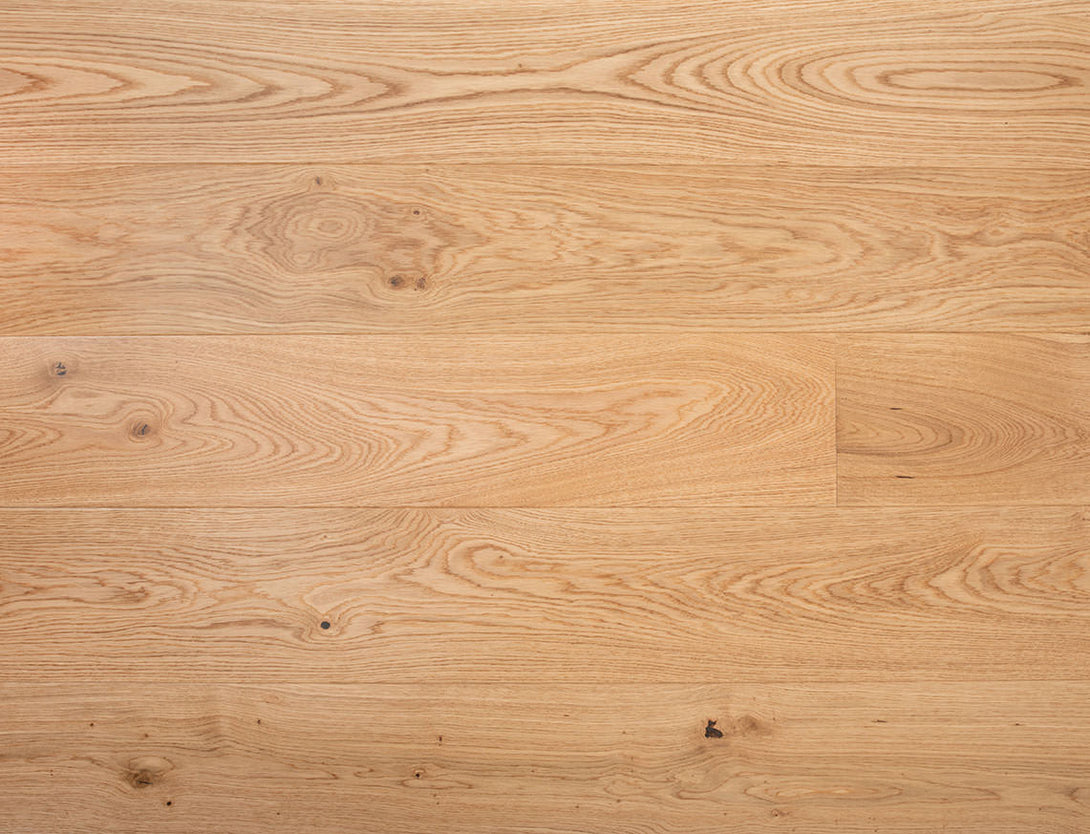 Belvedere Deluxe Straight Plank Engineered Wood Flooring - Polished Oak
