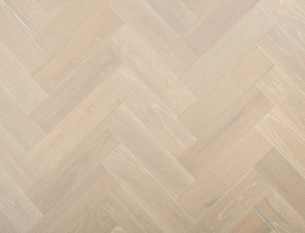Belvedere Herringbone Engineered Wood Flooring - Ashen Oak