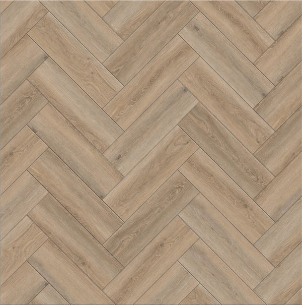 Urban Living Herringbone LVT Flooring - Farmhouse Oak Parquet