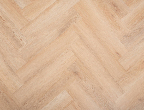 Arbor Herringbone SPC LVT Flooring - Honeyfield Oak