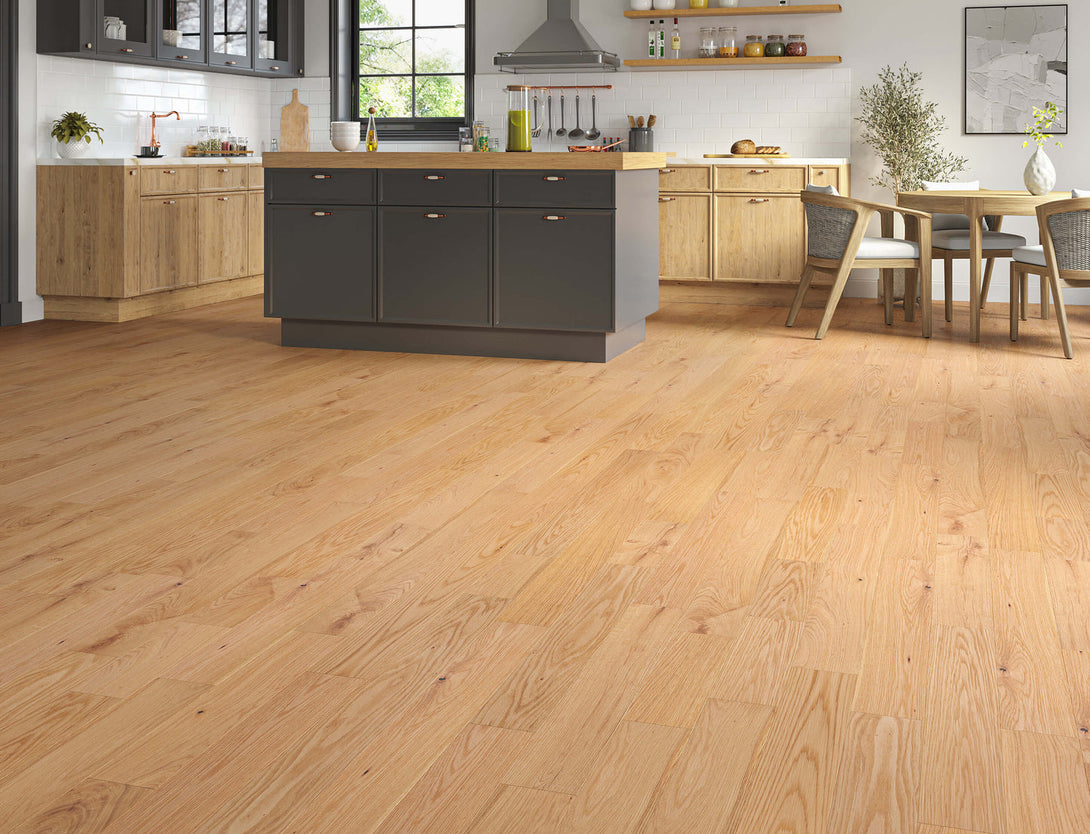 Belvedere Straight Plank Engineered Wood Flooring - Woodland Oak
