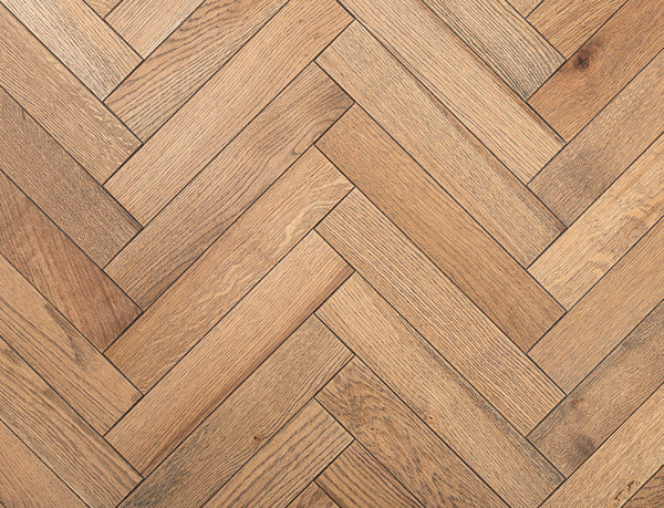 Belvedere Deluxe Parquet Engineered Wood Flooring - Cinder Oak