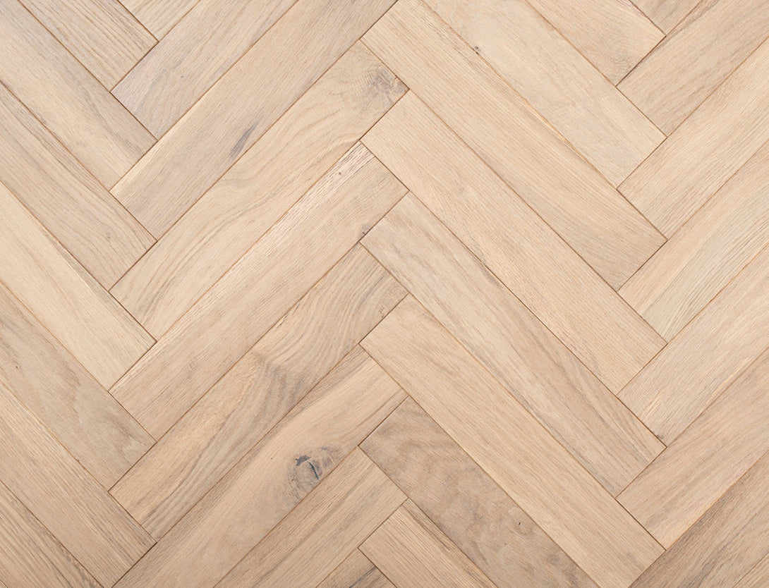 Belvedere Deluxe Parquet Engineered Wood Flooring - Chalkwash Oak