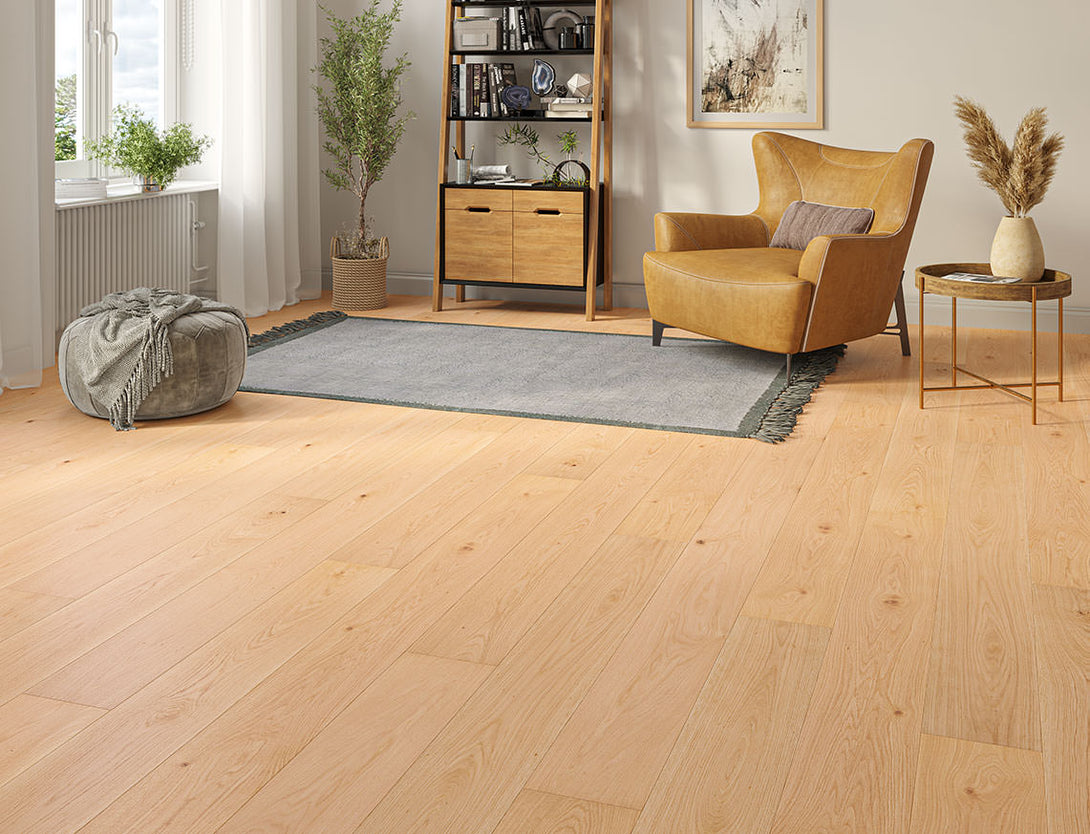 Belvedere Straight Plank Engineered Wood Flooring - Farmstead Oak