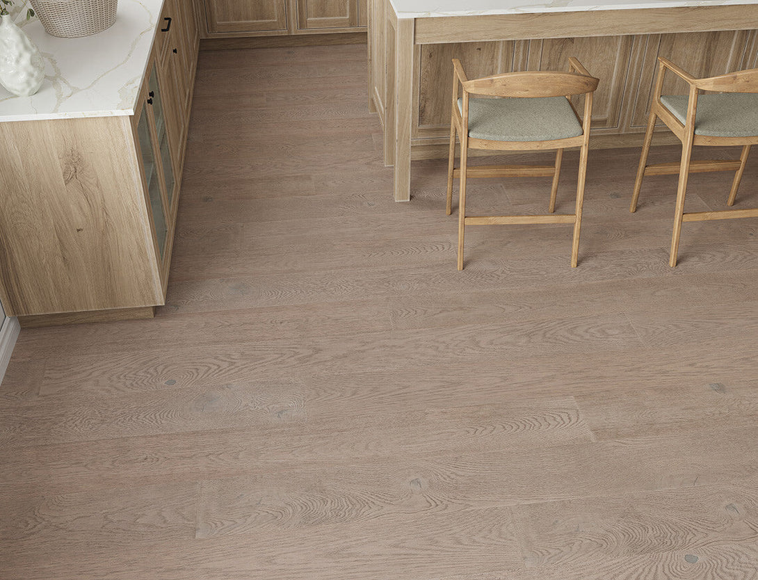 Belvedere Straight Plank Engineered Wood Flooring - Weald Oak