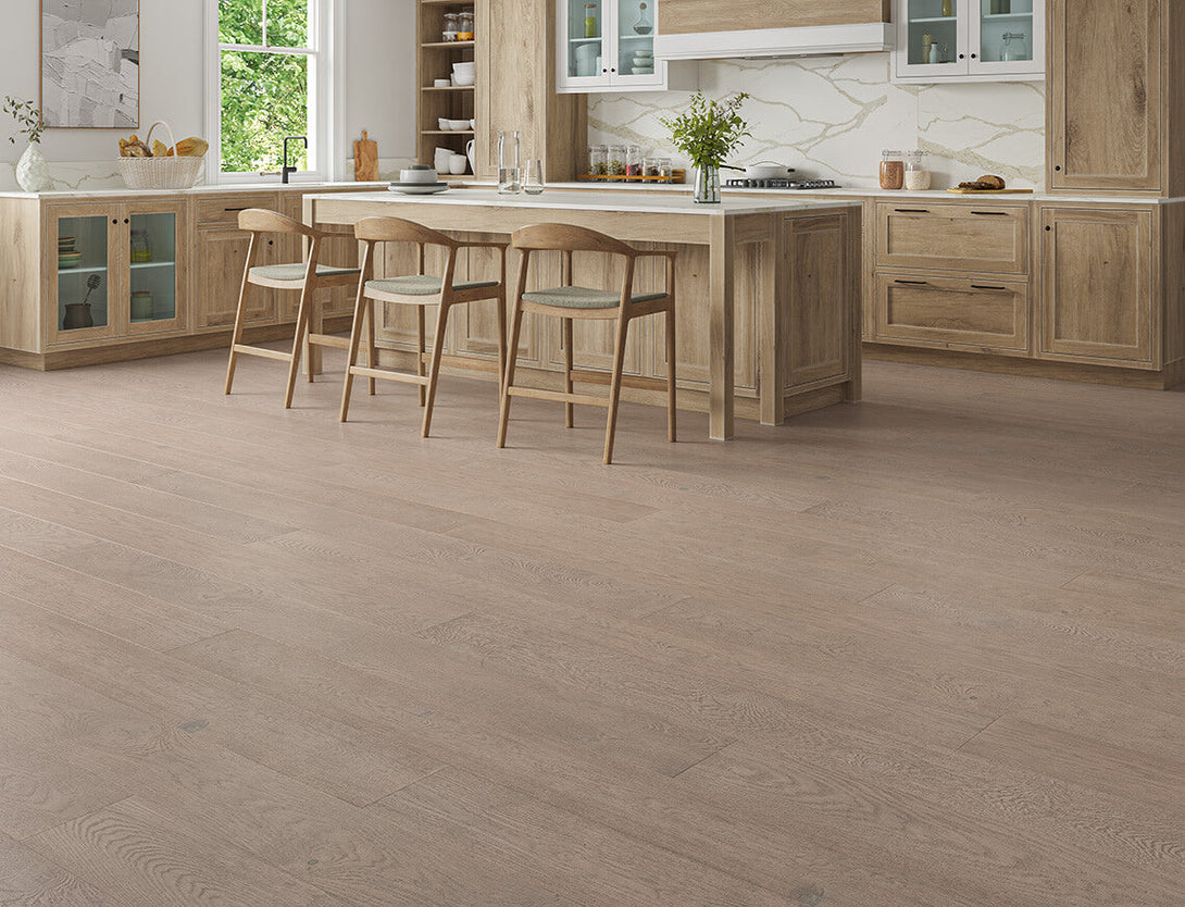 Belvedere Straight Plank Engineered Wood Flooring - Weald Oak