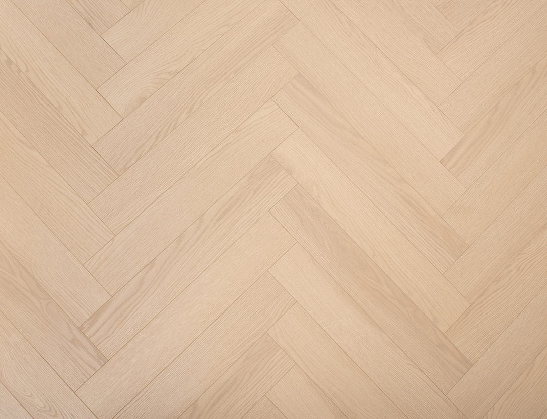 Pavilion Herringbone Laminate Flooring - Amber Honey Oak