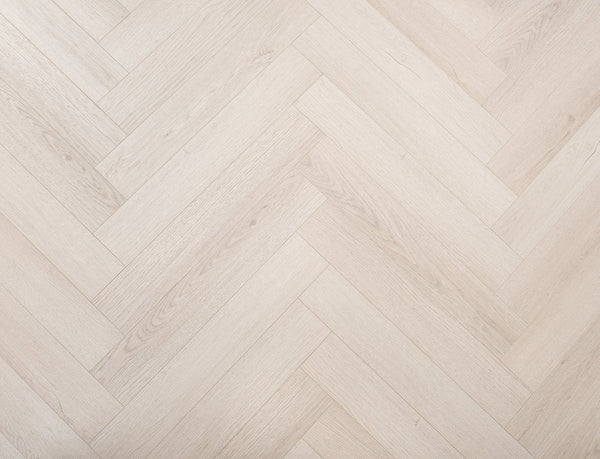 Pavilion Herringbone Laminate Flooring - Pale Ash Oak