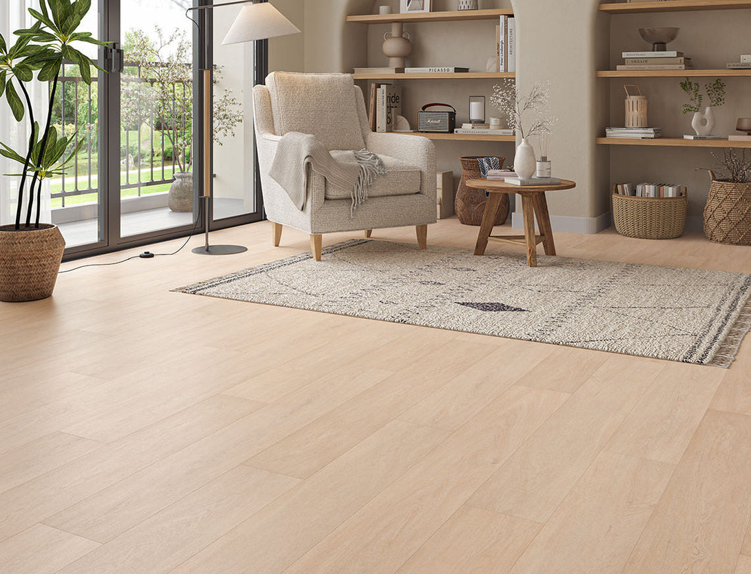 Arbor Straight Plank SPC LVT Flooring - Blonde Meadow Oak