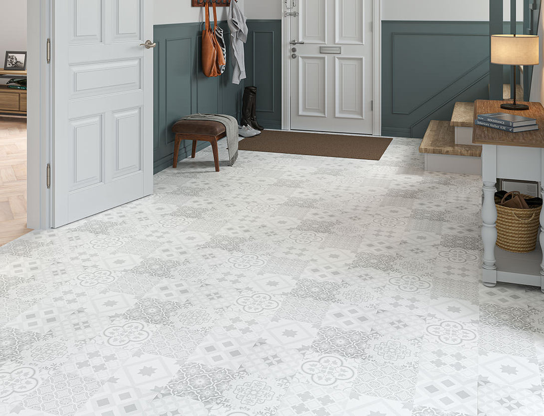 Pavilion Victorian Tile Laminate Flooring - Heritage Tile