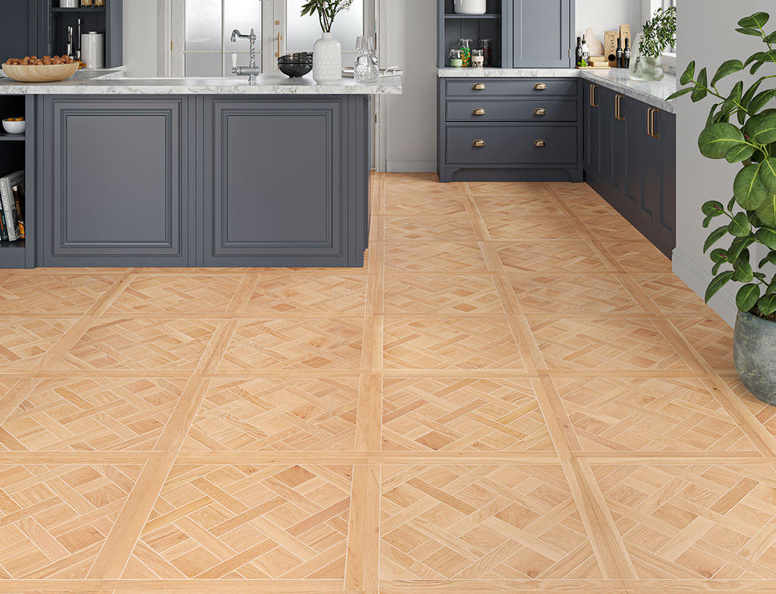 Trianon Versailles Engineered Wood Flooring - Blanc Chaux Oak