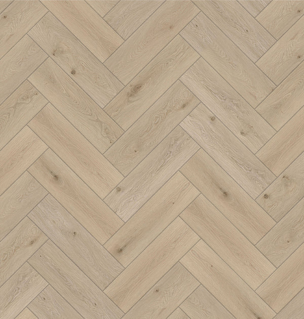 Urban Living Herringbone LVT Flooring - Soft Oak Parquet