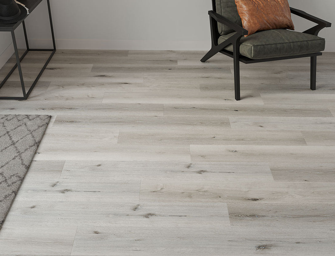 Arbor Straight Plank SPC LVT Flooring - Antique Silver Oak