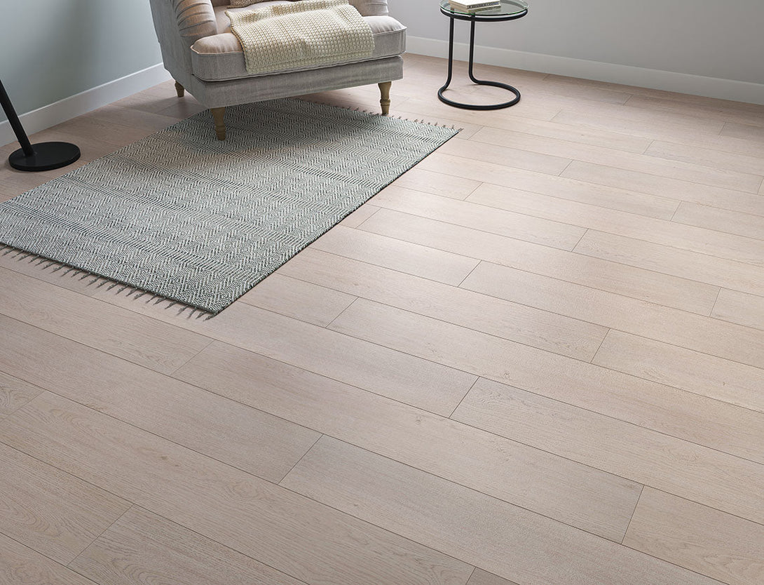 Pavilion Straight Plank Laminate Flooring - Pale Ash Oak