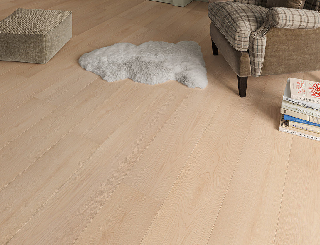 Pavilion Deluxe Straight Plank Laminate Flooring - Amber Honey Oak