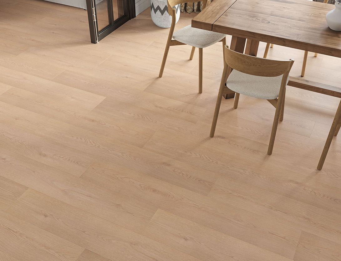Pavilion Deluxe Straight Plank Laminate Flooring - Fawn Oak