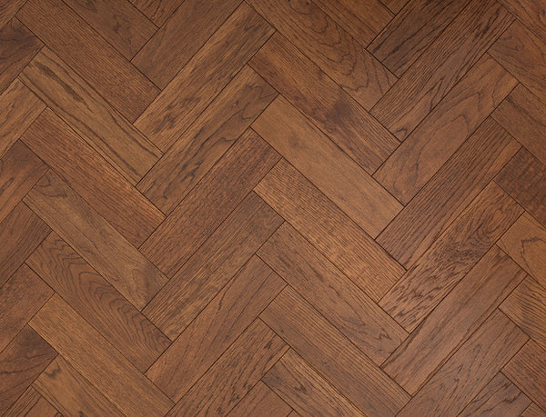 Belvedere Herringbone Engineered Wood Flooring - Sunlit Oak