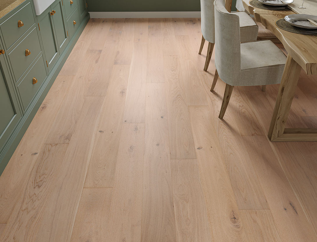 Belvedere Deluxe Straight Plank Engineered Wood Flooring - Windswept Oak
