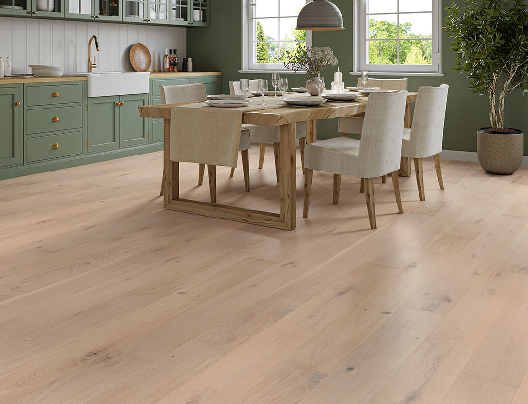 Belvedere Deluxe Straight Plank Engineered Wood Flooring - Windswept Oak